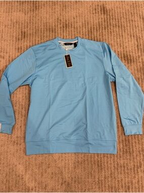 Bobby Jones Crewneck Golf Long Sleeve Shirt